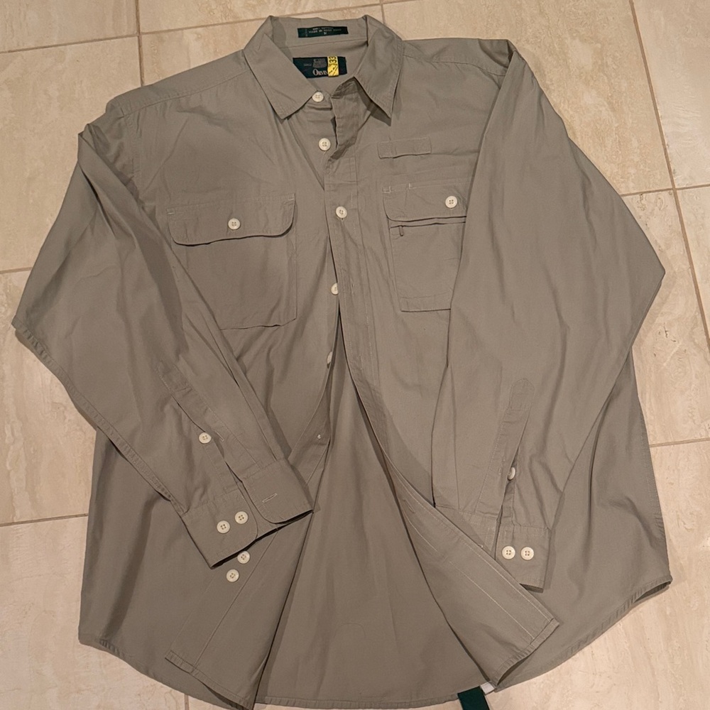 Vintage,  Lightweight Orvis Longsleeve Safari/ Bush Shirt